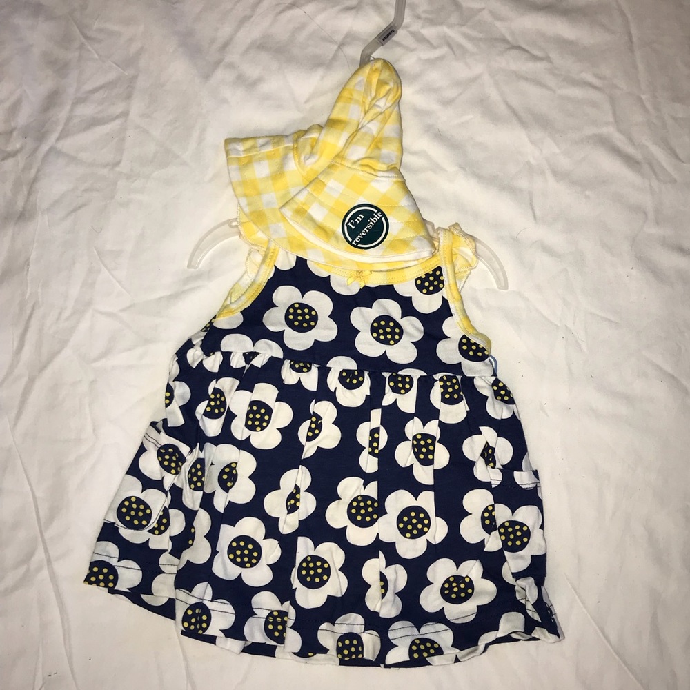 BRAND NEW GERBER NEWBORN BEACH OUTFIT CUTE YELLOW